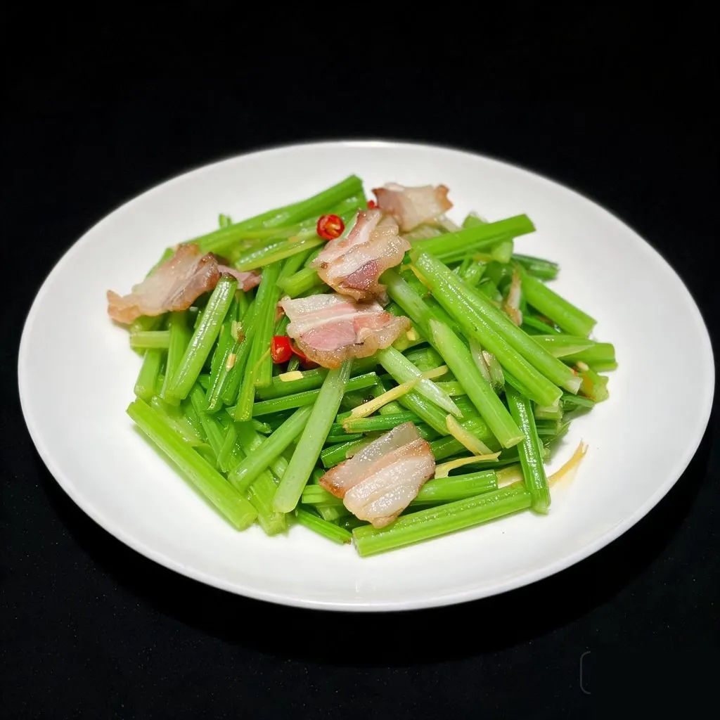 鲍芹炒肉